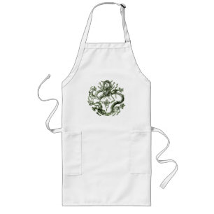 Avental Longo Dragão Verde Apron