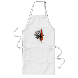 Avental Longo Dragon Face Trash Polka