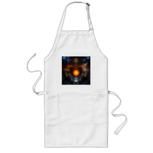 Avental Longo Dream Orb Fractal Art Apron