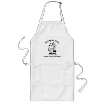 Engraçado Chef Cook Cartoon Apron