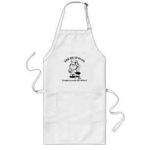 Avental Longo Engraçado Chef Cook Cartoon Apron