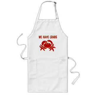 Avental Longo Engraçado Temos Caranguejos Apron