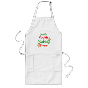 Avental Longo Equipe de Confeitaria de Biscoitos Personalizada D