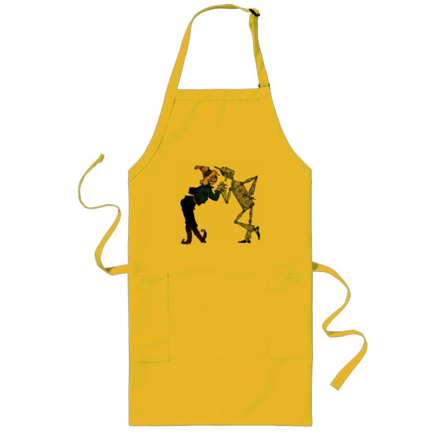 Avental Longo Espantalho e Tin Man Apron (Frente)