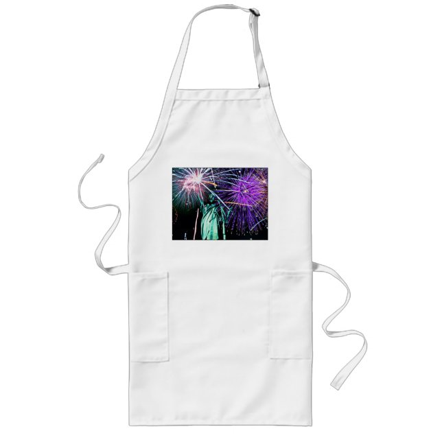 Avental Longo Estátua da liberdade - Fireworks Apron (Frente)