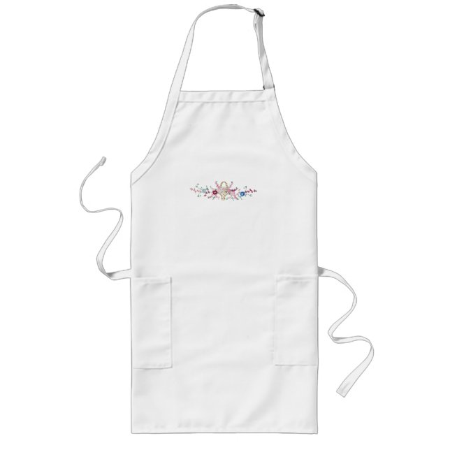 Avental Longo Estilo Vintage Apron (Frente)