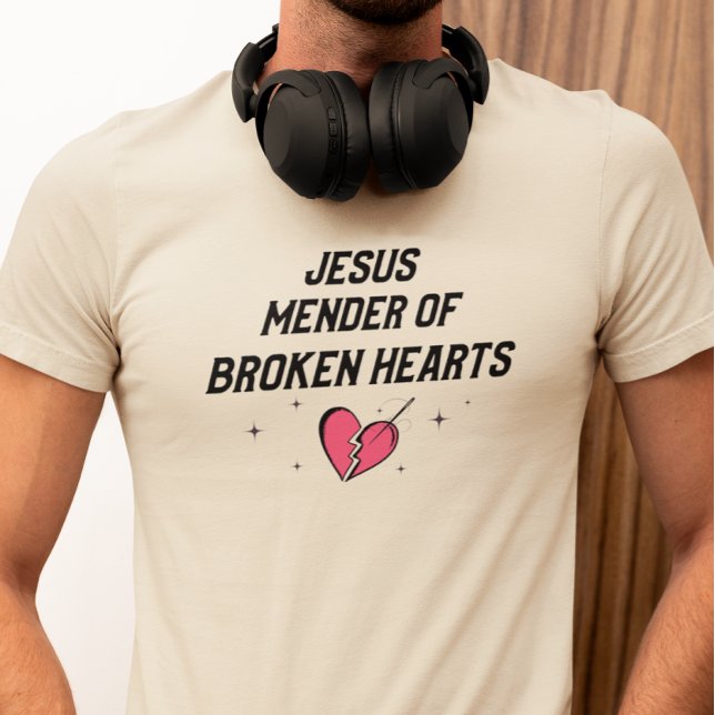 Avental Longo Estudo de Bíblia do pai (Jesus, the mender of all our broken hearts. Blessed are the poor in spirit for theirs is the kingdom)