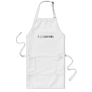 Avental Longo Eu Adoro Cozinhar Apron