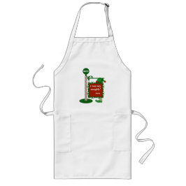 Avental Longo "Eu era muito inaugural" ou "bom" Papai noel Natal