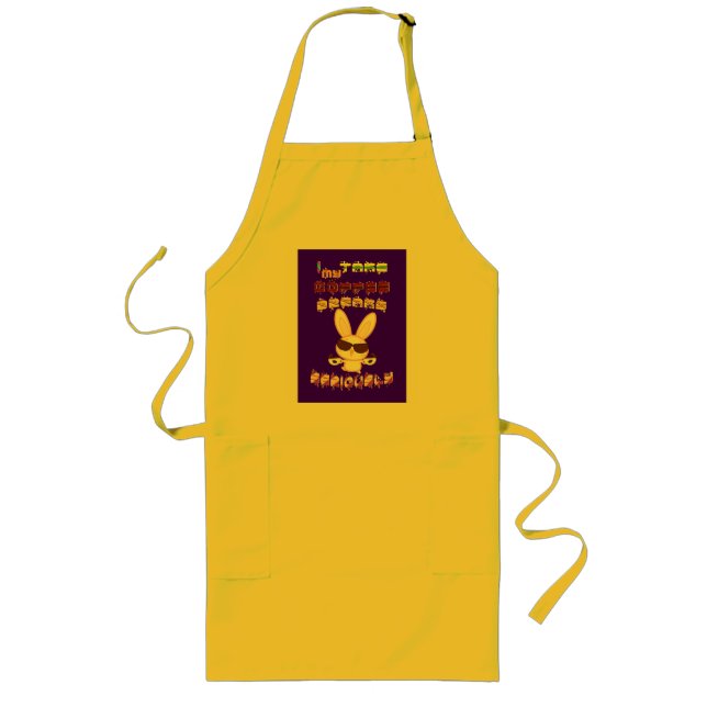 Avental Longo Eu Levo Meus Cafés A Sério (Frente)