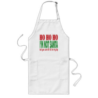Avental Longo Eu não sou papai noel