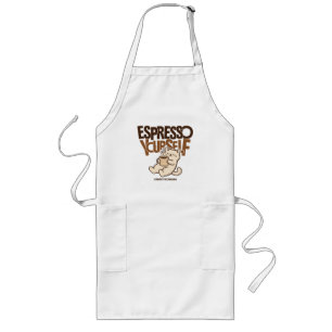 Avental Longo Expresse-se Espresso Café Gato Fofo – Cafeína Dive