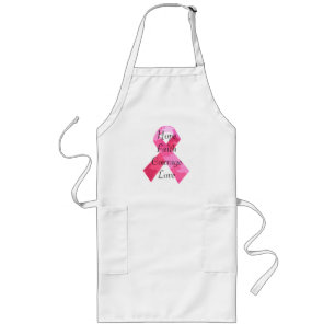 Avental Longo Fé de Fé Apron da Camuflagem Rosa