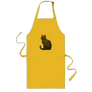 Avental Longo Feline Inferno