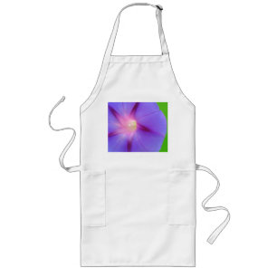 Avental Longo Floral Roxo