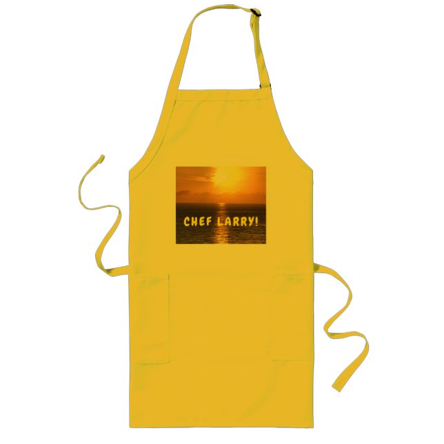 Avental Longo Forever personalizado Chef Apron (Frente)