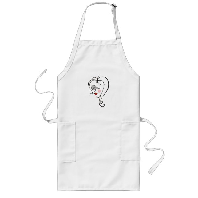 Avental Longo Fotógrafo feminino (Frente)