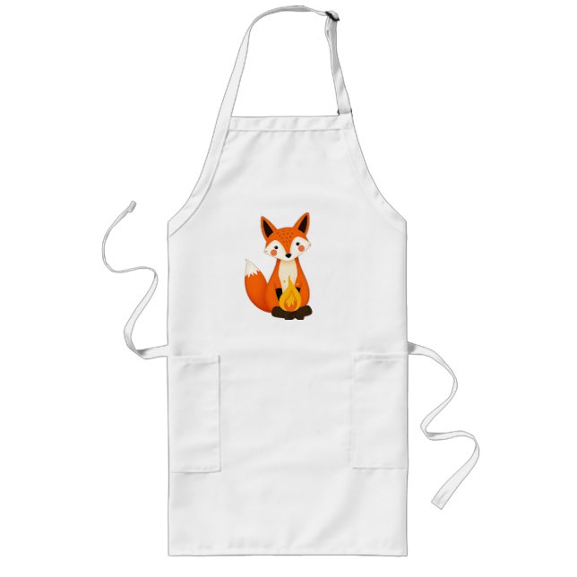 Avental Longo Fox Folk Art Reprodutor (Frente)