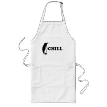 Frio Penguin Engraçado Apron CHURRASCO