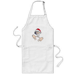 Avental Longo Gangsta legal Hip Hop Hand Rap Santa Claus