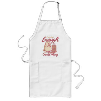 Avental Longo Gato Pizza Engraçado