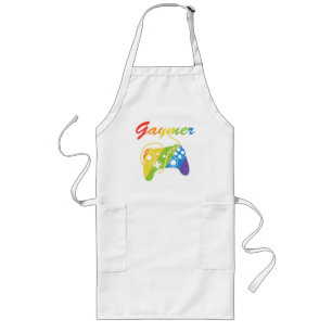 Avental Longo Gaymer Controlador de jogos Rainbow Jogos