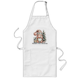 Avental Longo Gnome for the Holidays Apron