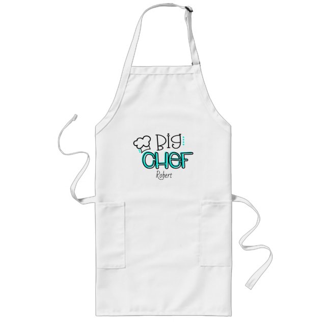 Avental Longo Grande Chef Personalizado (Frente)