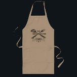 Avental Longo Grill Master Apron para Pai<br><div class="desc">Uma anfitriã personalizada presente para o mestre da grelha. Também presente perfeito para o Dia de os pais. (Vetor criado por macrovetor - www.freepik.com). O avental é fácil de personalizar com sua redação, fonte e cor da fonte. Não exatamente o que você está procurando? Todos os nossos produtos podem ser...</div>