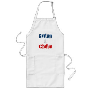 Avental Longo Grillin e Chillin Apron