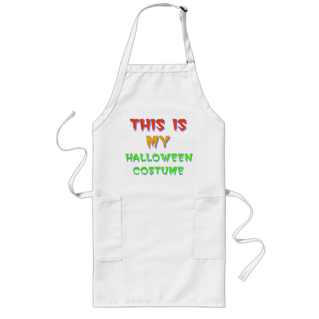 Avental Longo Halloween Costume Apron (Frente)