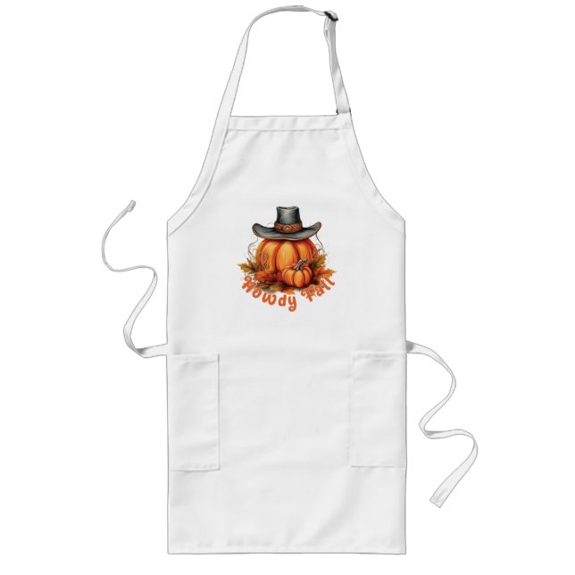 Avental Longo Howdy Fall - Rustic Autumn Vibes (Frente)