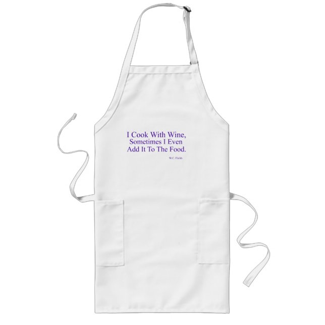 Avental Longo I Cook With Wine Long Apron (Frente)