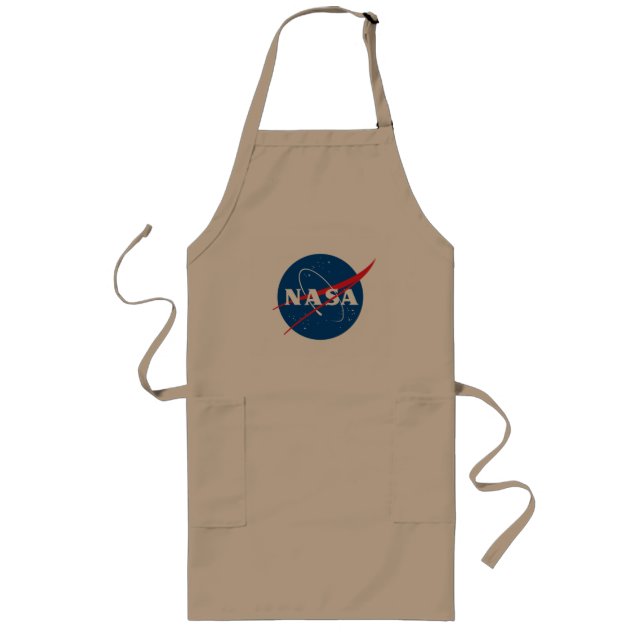 Avental Longo Iconic NASA Long Chef Apron (Júpiter Beige) (Frente)