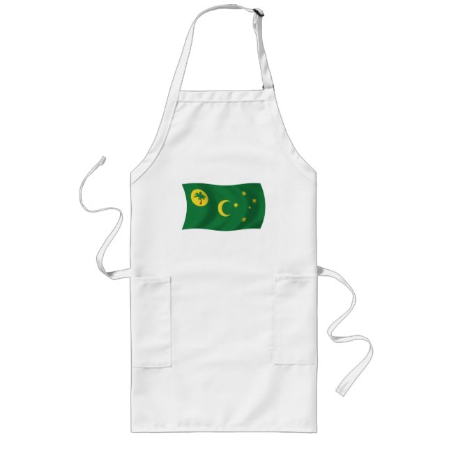 Avental Longo Ilhas Cocos Flag Apron (Frente)