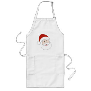 Avental Longo Ilustração de Papai Noel