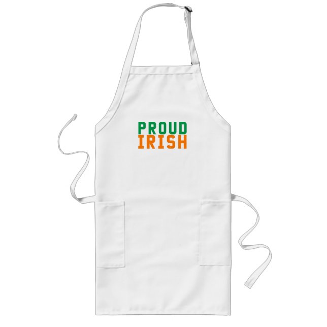 Avental Longo Irlandês orgulhoso (Frente)