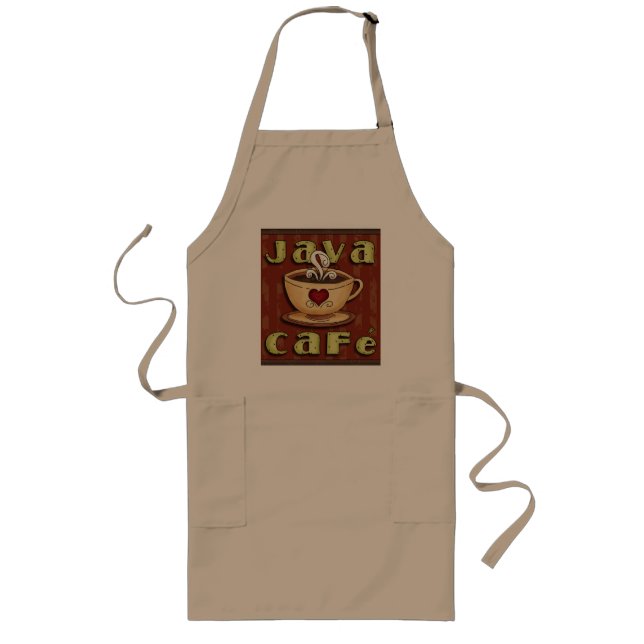 Avental Longo Java Cafe Apron (Frente)