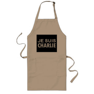 Avental Longo JE SUIS CHARLIE - pessoas de unidade nacional
