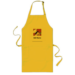 Avental Longo Jovem Chef Apron, adicione nome