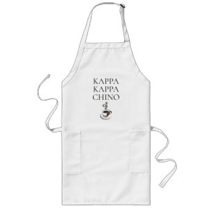Avental Longo Kappa Kappa Chino Funny Coffee Lover