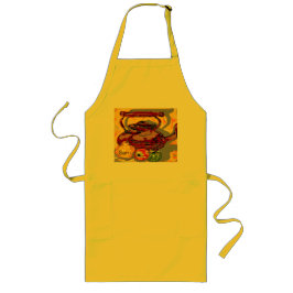 Avental Longo Kettle Apron Long Personalizado Com Fruta