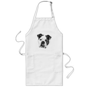 Avental Longo Kitchen Carol Bulldog Apron