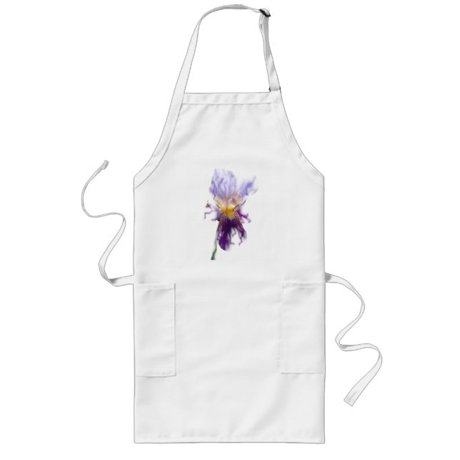 Avental Longo Lavanda Iris Apron (Frente)