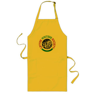 Avental Longo Letra Writers Society Apron