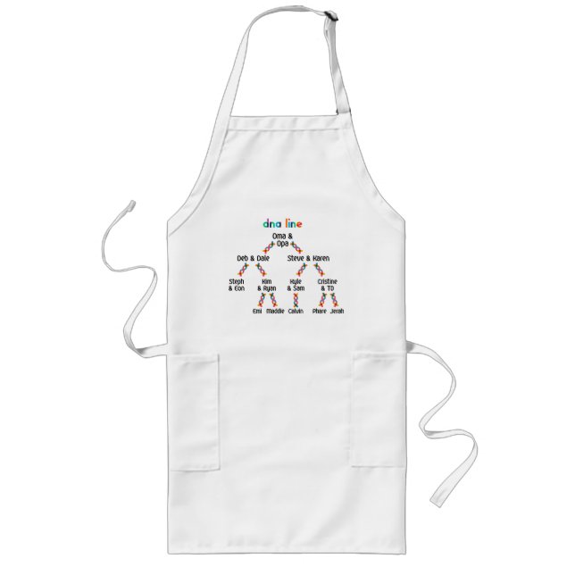 Avental Longo Linha de DNA (Frente)