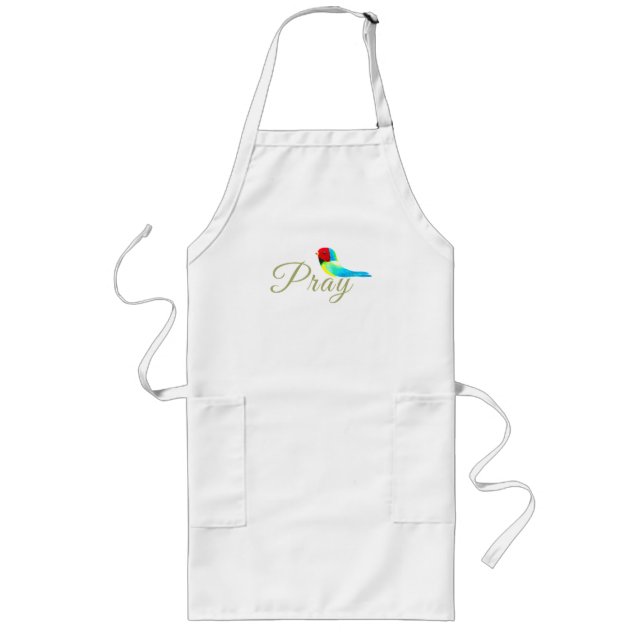 Avental Longo Little Prayer Bird  (Frente)