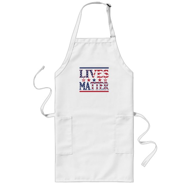 Avental Longo Lives Importam - Bandeira Americana (Frente)