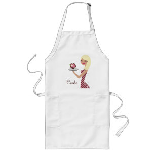 Avental Longo louro ondulado de Cutie   do cupcake 311-Candie
