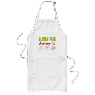 Avental Longo Luten Free e Loving it! Gluten Alergia Celiac